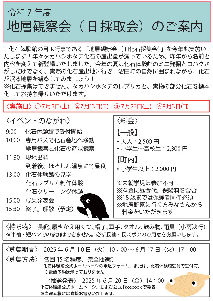 前回の募集要項